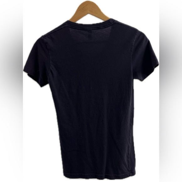 Woman’s blue Tshirt short sleeves size M pink pig Ba’con Had a Mom - Picture 6 of 7